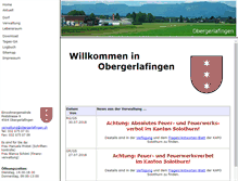 Tablet Screenshot of obergerlafingen.ch